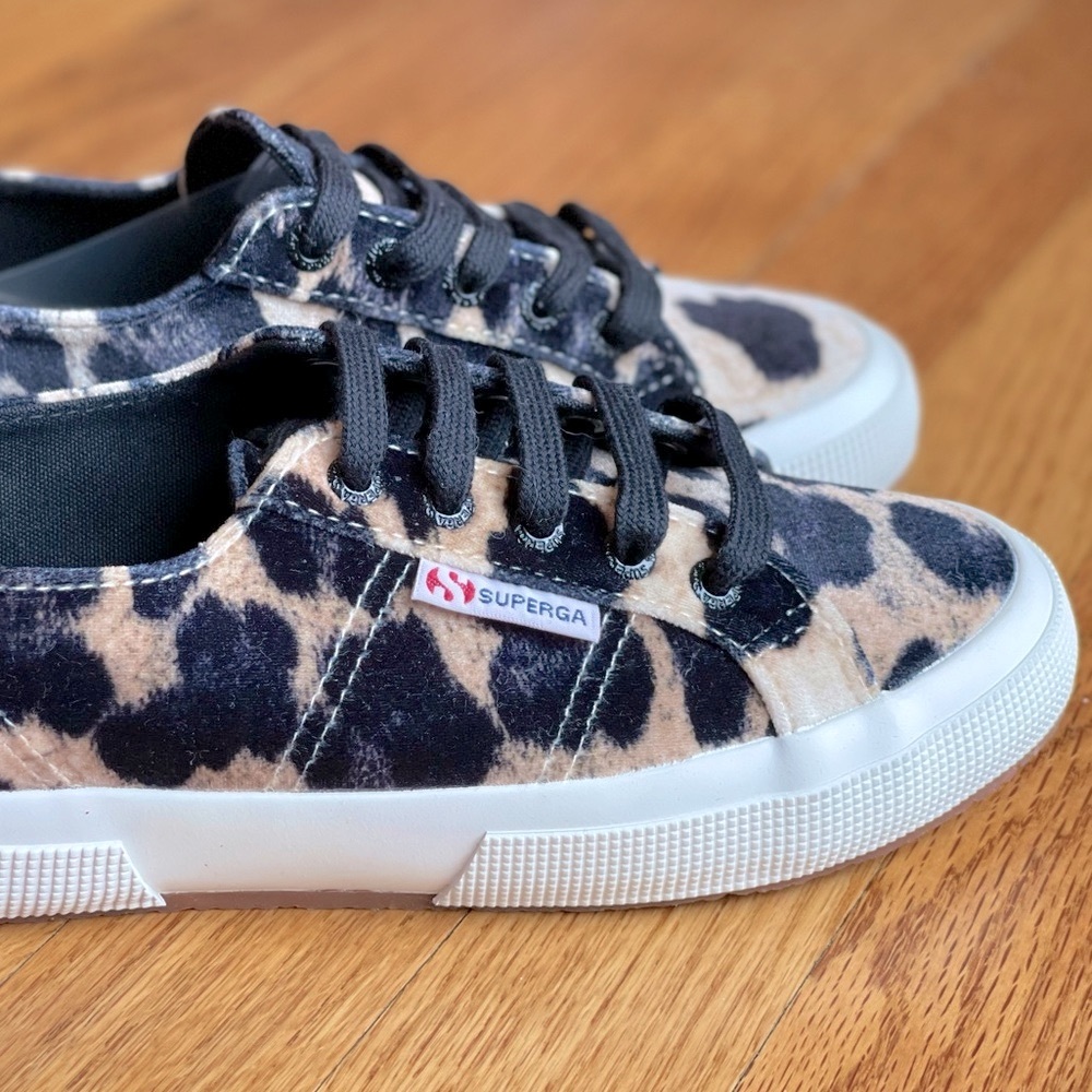 Brand new Superga Leopard Sneakers